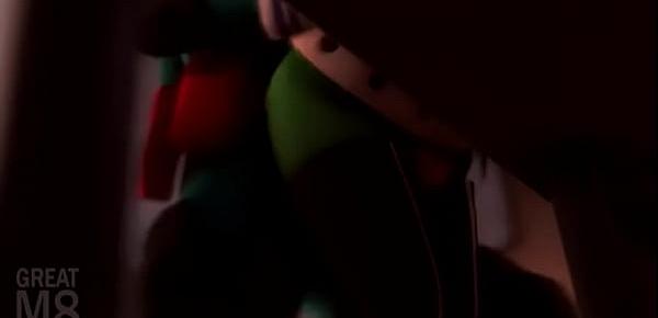  My Hero Academy Tsuyu Asui having sex with Izuku Midoriya [SFM With Sound]